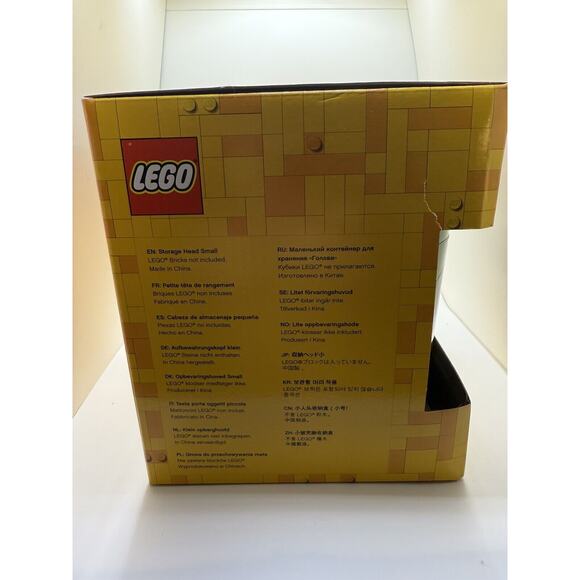 NEW LEGO Green Skeleton Zombie Storage Head Container Halloween - Picture 4 of 5